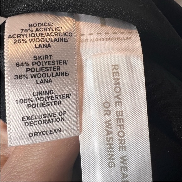 EUC Loft Wool Blend Sequin Shift Dress - Picture 9 of 9